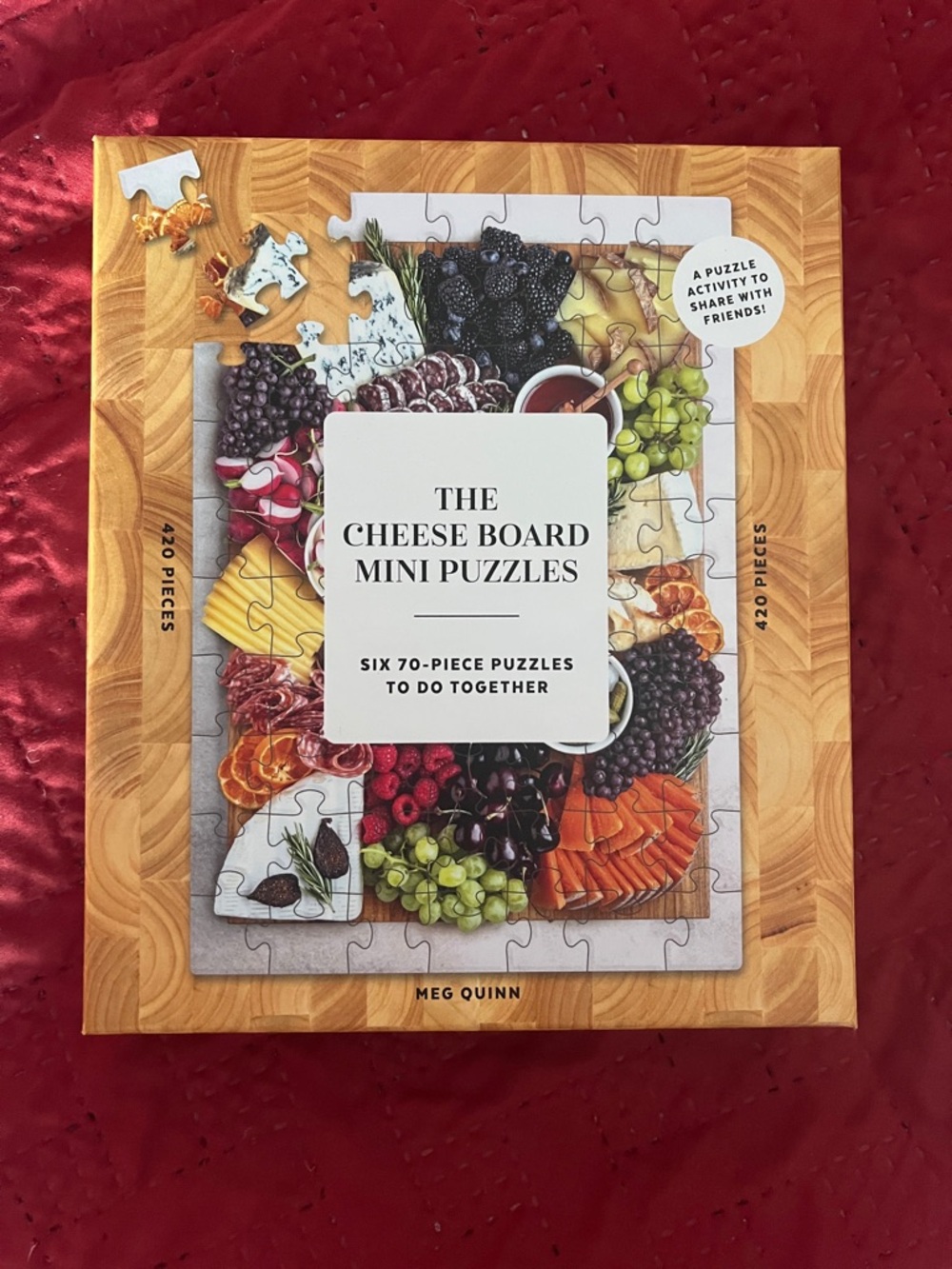 The Cheese Board Mini Puzzles by Meg Quinn - Multicolor